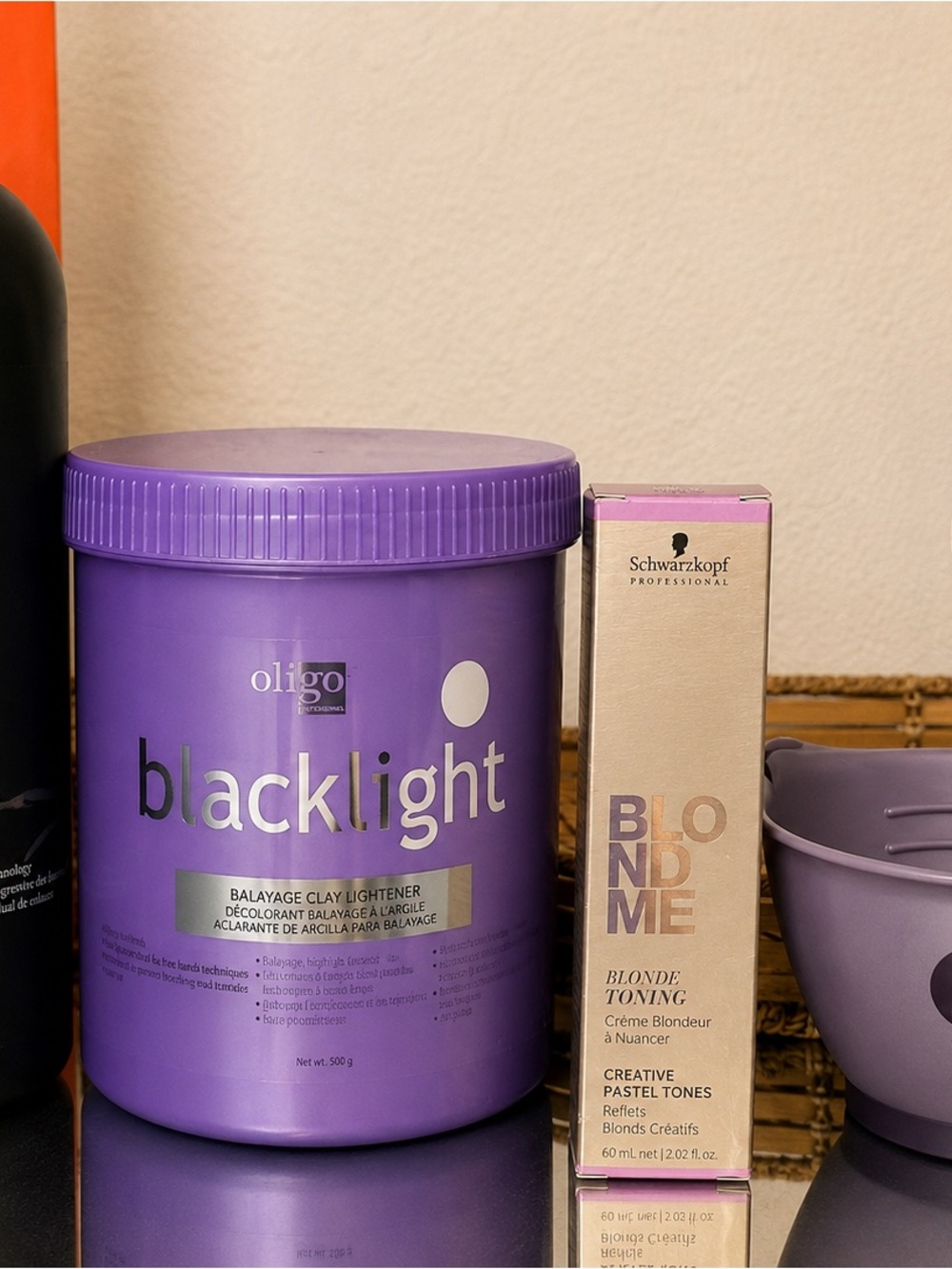 Oligo Blacklight + Schwarzkopf Blonde Toning Hair Color Salon Bundle - Picture 2 of 6